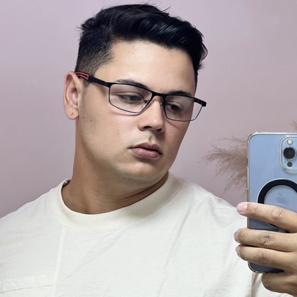 Armação de Óculos 202402 Esportivo Retangular Preto e Vermelho